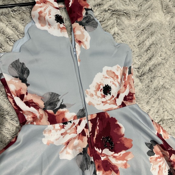 David’s Bridal Skater Dress Multicolor - Picture 4 of 5